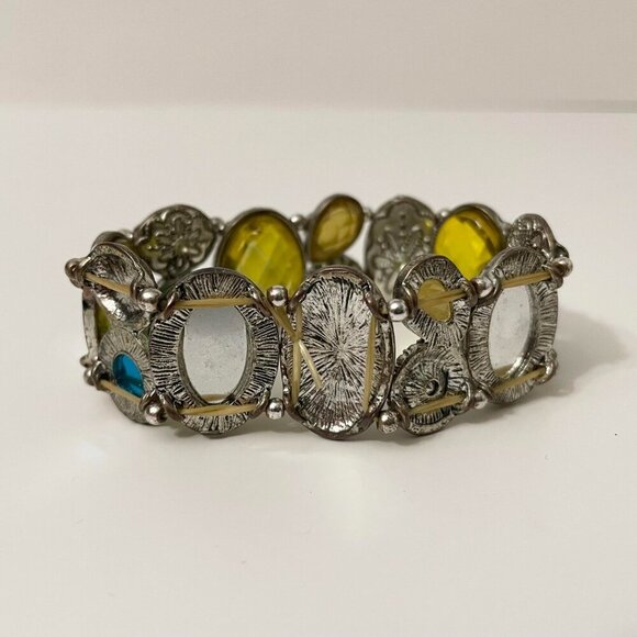 Vintage Elastic Bracelet 8 Inch Long Jewelry - Picture 10 of 16